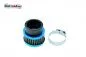 Preview: Sportluftfilter hellblau 26-42mm, flach Preview: Sportluftfilter hellblau 26-42mm, flach