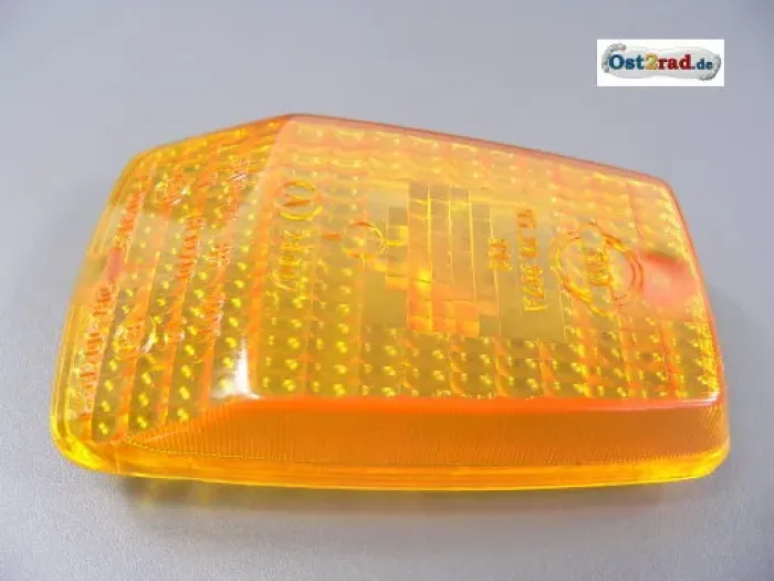 Blinkerkappe orange passend für MZ MuZ ETZ Kanuni 251, 301
