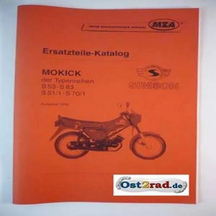 Ersatzteilkatalog MOKICK S53 S83 S51 S70