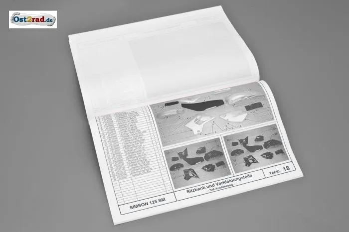 Ersatzteilkatalog SIMSON 125SM und 125GS