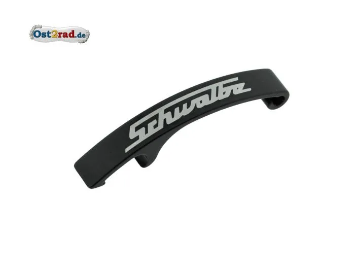Flaschenöffner mit Lasergravur Schwalbe - schwarz eloxiert
