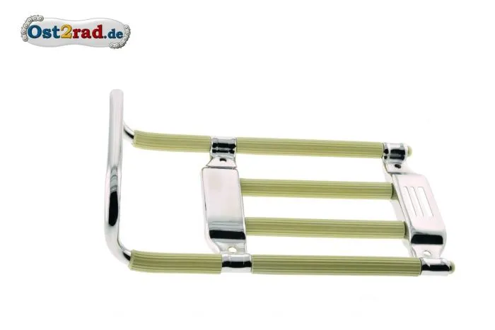 Gepäckträger verchromt SIMSON Schwalbe, Spatz, Star beige