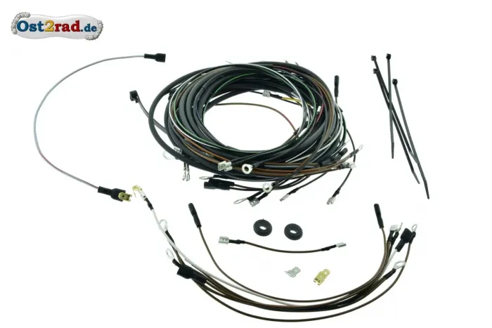 Kabelbaumset S51C Comfort mit Schaltplan - deutsche Produktion