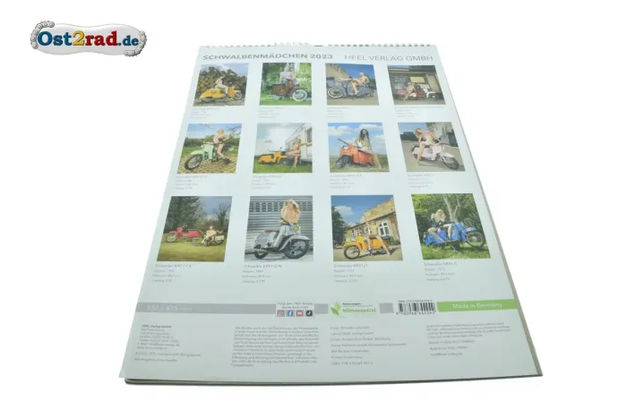 Kalender Schwalben Mädchen 2023