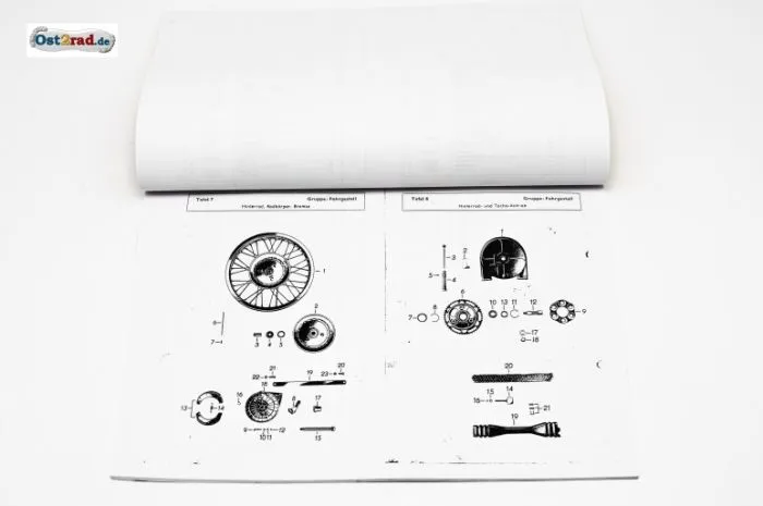 Ersatzteilkatalog passend für MZ ES ETS 125 150