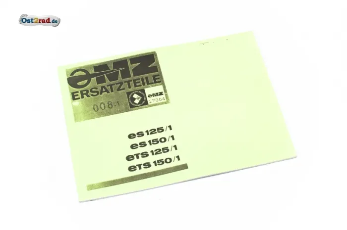 Ersatzteilkatalog passend für MZ ES ETS 125 150