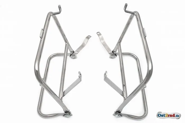 Seitengepäckträger Satz für MZ, ES ETS TS 125 150 chrom, EU-Produktion