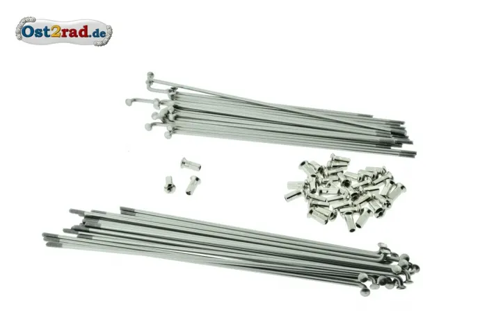 Speichensatz Edelstahl Halbnabe Vorderrad RT 125/2 - Deutsche Produktion