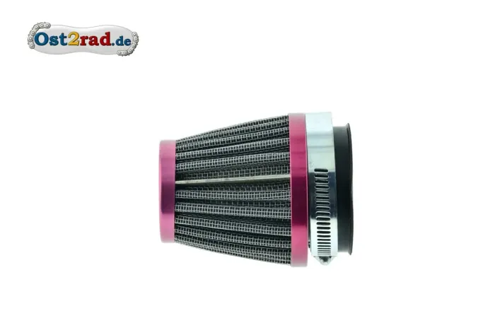 Sportluftfilter groß, 52mm passend für MZ250, Farbe rot