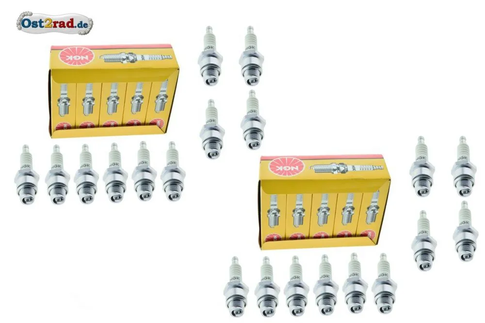 20er Pack Zündkerzen NGK B7HS passend für MZ SIMSON JAWA IWL 20er Pack Zündkerzen NGK B7HS passend für MZ SIMSON JAWA IWL