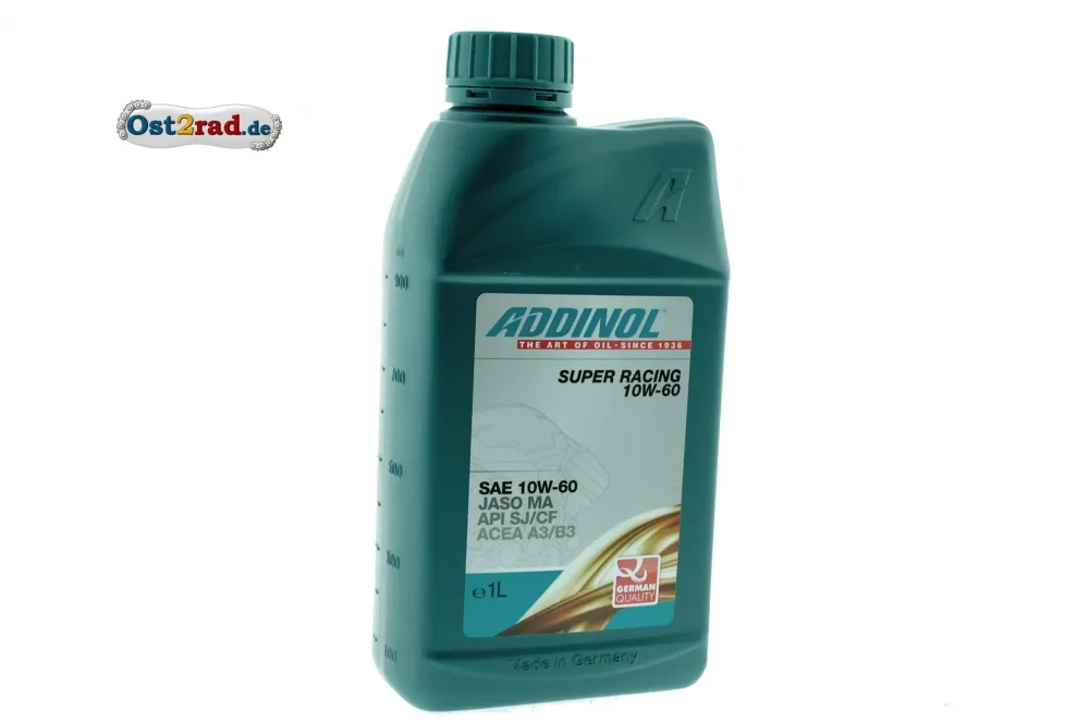 4-Takt-Motorsportöl 10W-60 vollsynthetisch 1 Liter Addinol 4-Takt-Motorsportöl 10W-60 vollsynthetisch 1 Liter Addinol