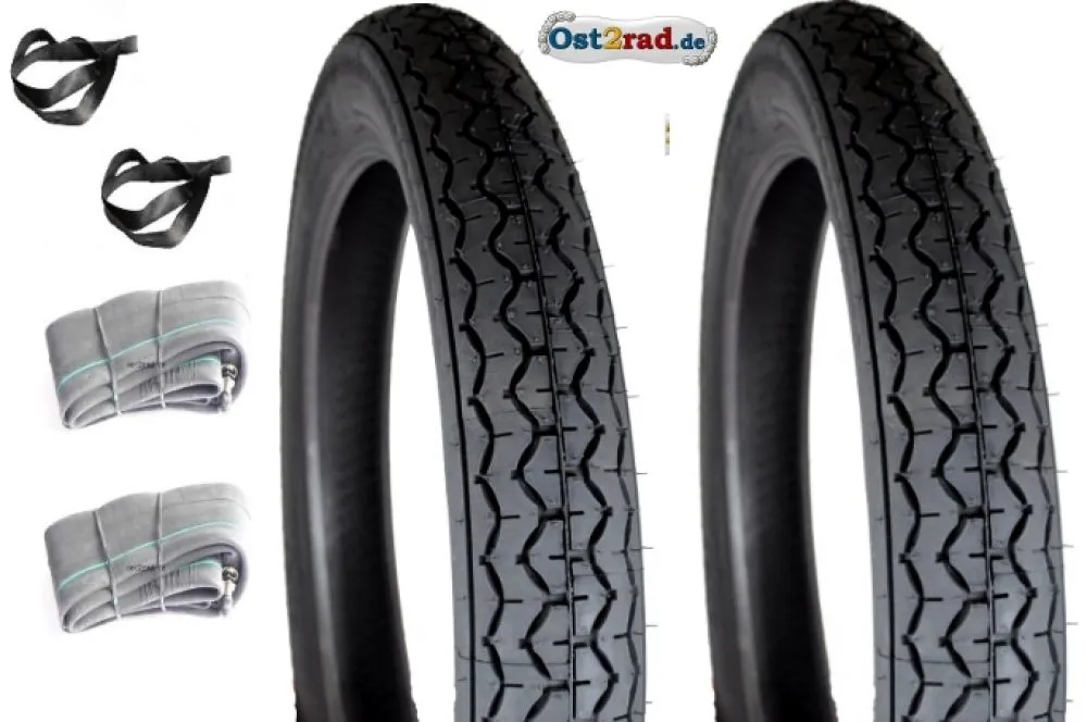 Reifensatz 2,75-3,00-19 Mitas für RT125, Barum H01 Reifensatz 2,75-3,00-19 Mitas für RT125, Barum H01
