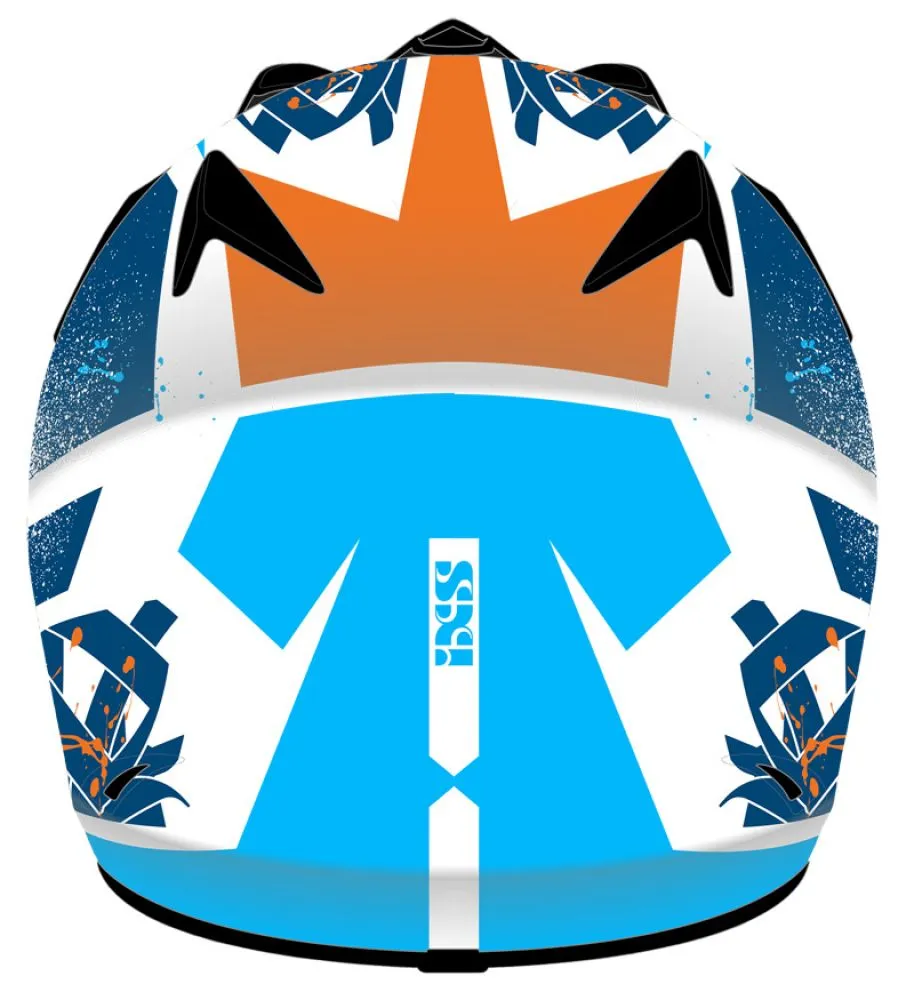 Kinderhelm IXS 278 KID 2.0 weiss-blau-orange Kinderhelm IXS 278 KID 2.0 weiss-blau-orange