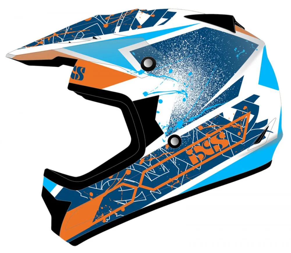 Kinderhelm IXS 278 KID 2.0 weiss-blau-orange Kinderhelm IXS 278 KID 2.0 weiss-blau-orange