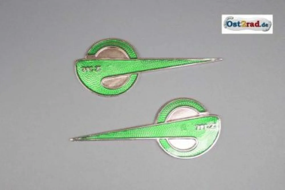 Abzeichen, Flügel Paar KLEIN, für MZ Tank ES125 ES150 ES250/2 Abzeichen, Flügel Paar KLEIN, für MZ Tank ES125 ES150 ES250/2