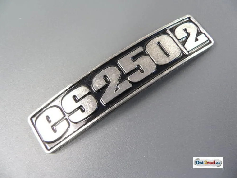 Abzeichen, Plakette für Kotflügel passend für MZ, ES250/2 gebogen Abzeichen, Plakette für Kotflügel passend für MZ, ES250/2 gebogen