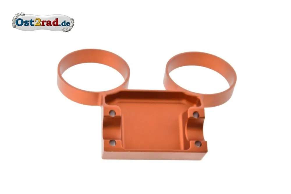 Armaturenträger SIMSON S51, S70 Alu mit Logo orange Armaturenträger SIMSON S51, S70 Alu mit Logo orange