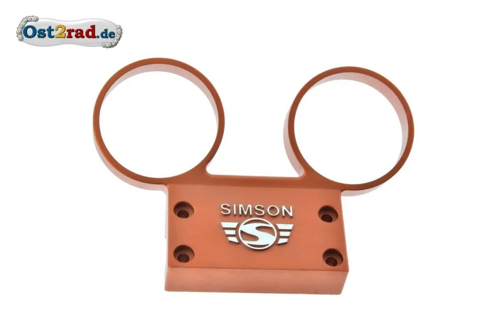 Armaturenträger SIMSON S51, S70 Alu mit Logo orange Armaturenträger SIMSON S51, S70 Alu mit Logo orange