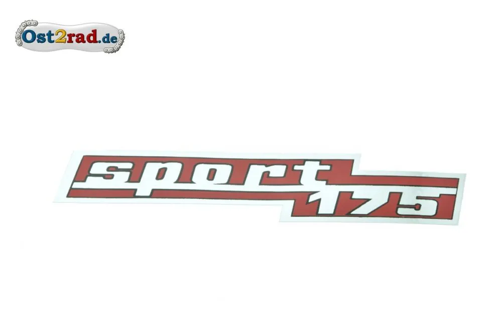 Aufkleber Seitendeckel CZ Sport 175 Typ 477 Aufkleber Seitendeckel CZ Sport 175 Typ 477