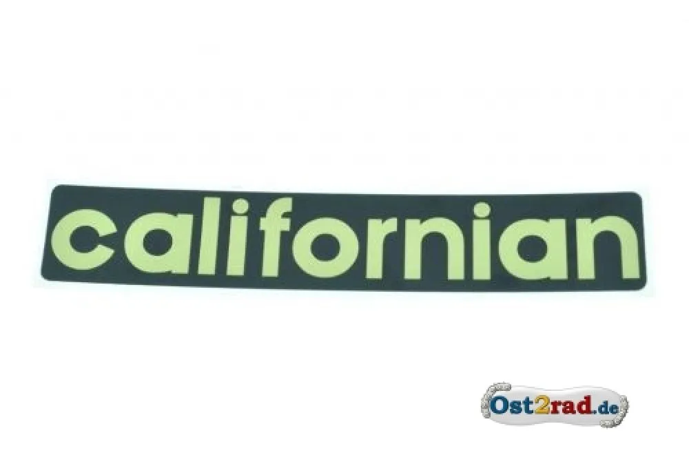 Aufkleber californian Seitendeckel Jawa California Aufkleber californian Seitendeckel Jawa California