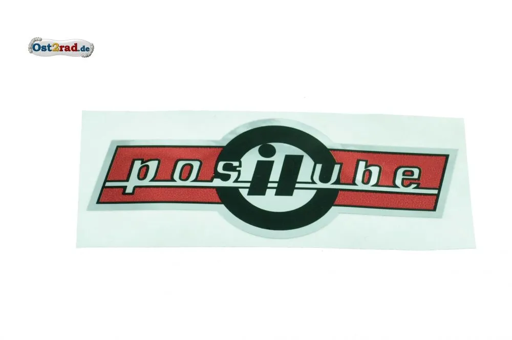 Aufkleber posilube Seitendeckel links CZ 476 477 Aufkleber posilube Seitendeckel links CZ 476 477