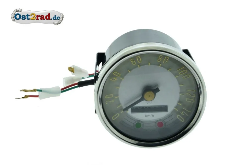 Bernsteintacho für MZ ES125 ES150 ES250 ES300, Doppelport, 12V Bernsteintacho für MZ ES125 ES150 ES250 ES300, Doppelport, 12V