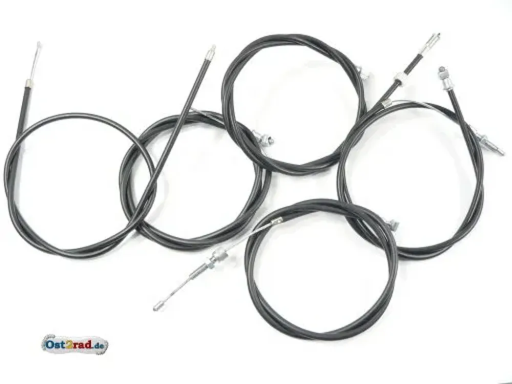 Bowdenzugsatz inkl. Tachowelle JAWA Pionier Typ 555 Bowdenzugsatz inkl. Tachowelle JAWA Pionier Typ 555