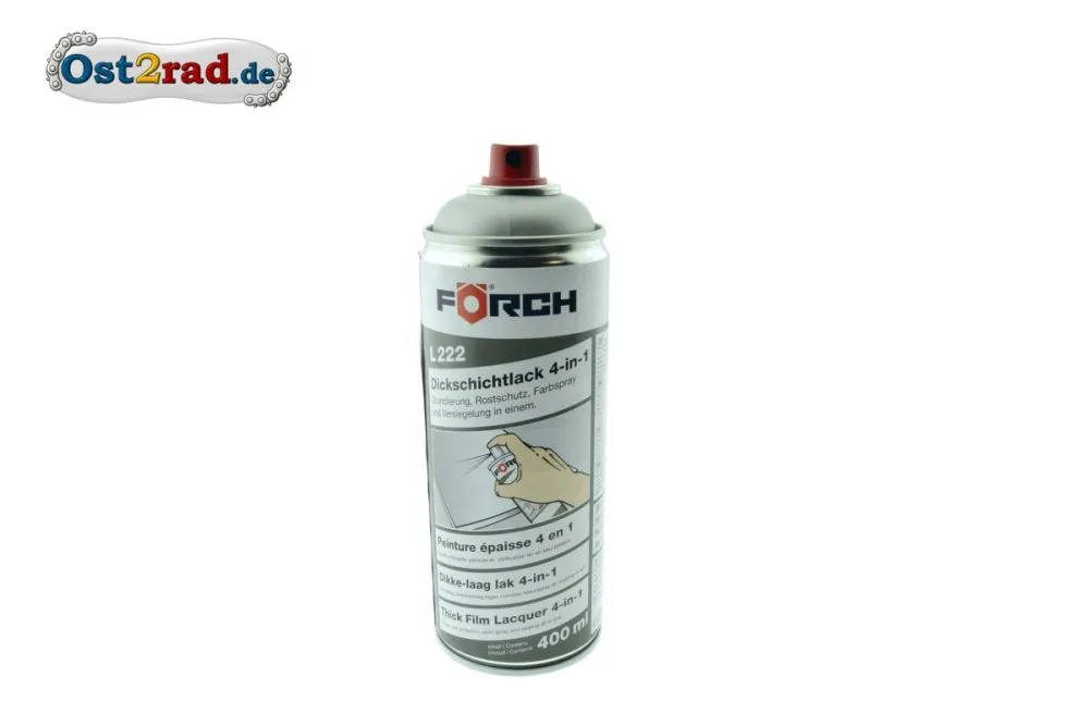 Dickschichtlack 4-in-1 silber RAL 9006 400ml Dickschichtlack 4-in-1 silber RAL 9006 400ml