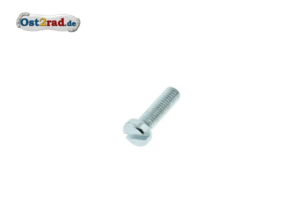 Schlitzschraube Zylinderschraube M6x35 Verzinkt Schlitzschraube Zylinderschraube M6x35 Verzinkt