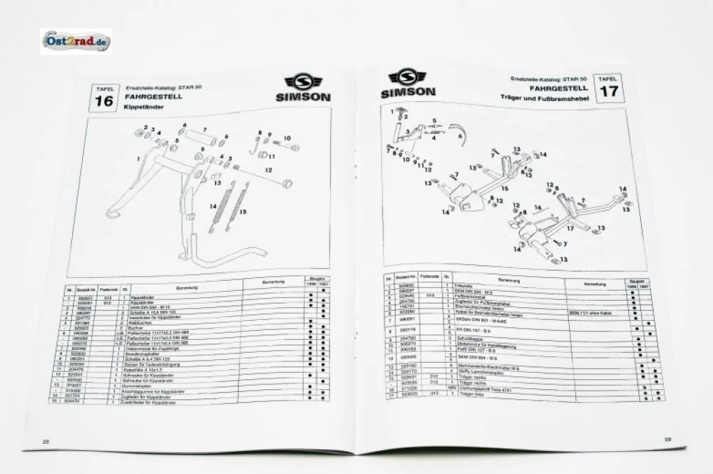Ersatzteilkatalog SIMSON Star 50 Ersatzteilkatalog SIMSON Star 50