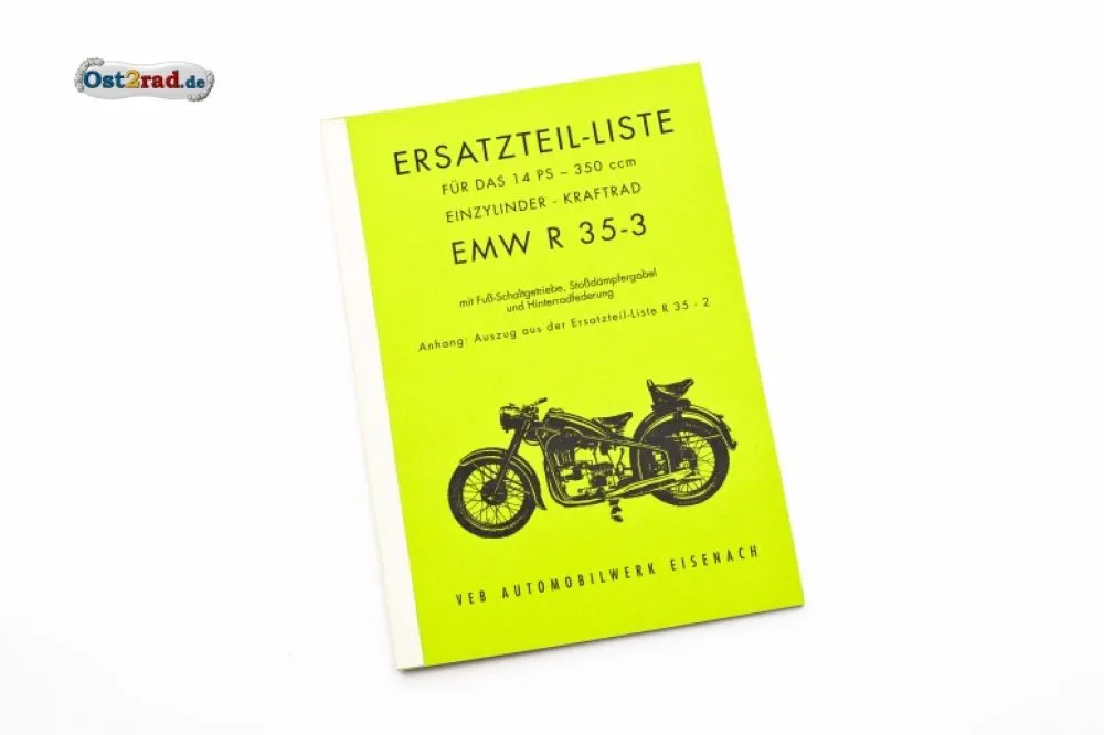 Ersatzteilkatalog EMW R 35-3 Ersatzteilkatalog EMW R 35-3