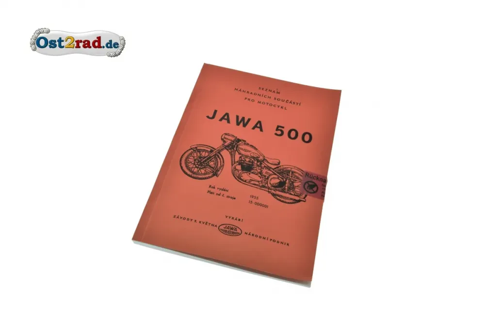 Ersatzteilkatalog Jawa 500 OHC 01 tschechisch Ersatzteilkatalog Jawa 500 OHC 01 tschechisch