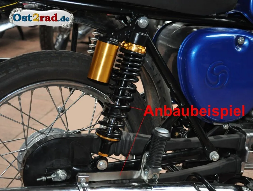 Gasdruck Federbeine - Tuning Stoßdämpfer für Simson S50 S51 Gasdruck Federbeine - Tuning Stoßdämpfer für Simson S50 S51