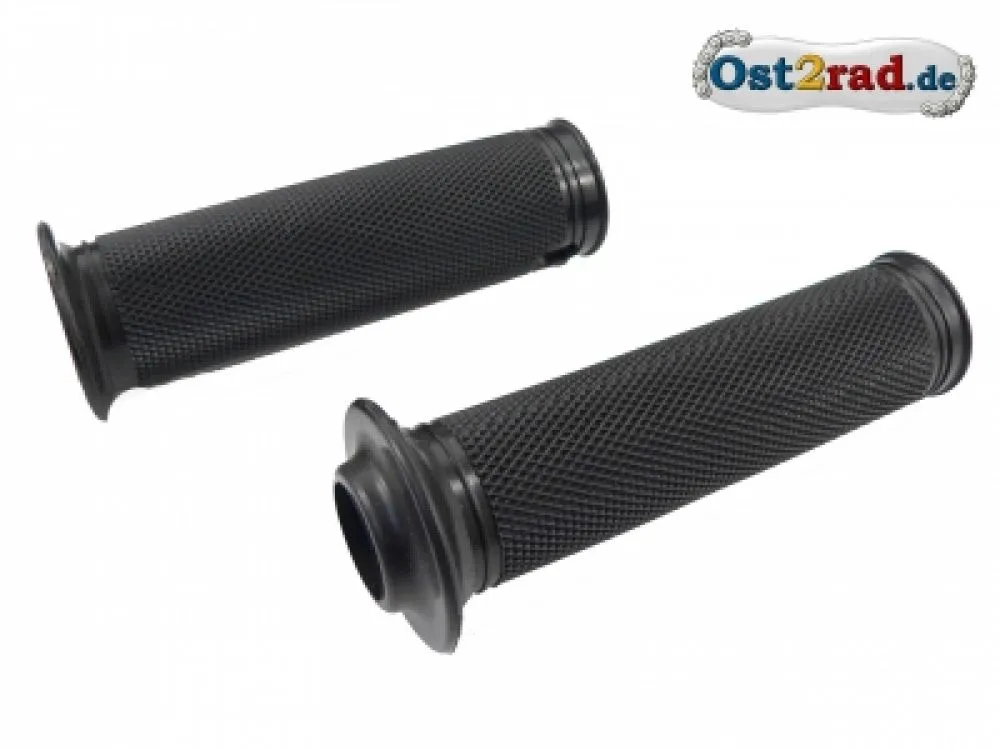 Griffgummi Set JAWA CZ 125 - 350, Gas + Kupplung, schwarz Griffgummi Set JAWA CZ 125 - 350, Gas + Kupplung, schwarz
