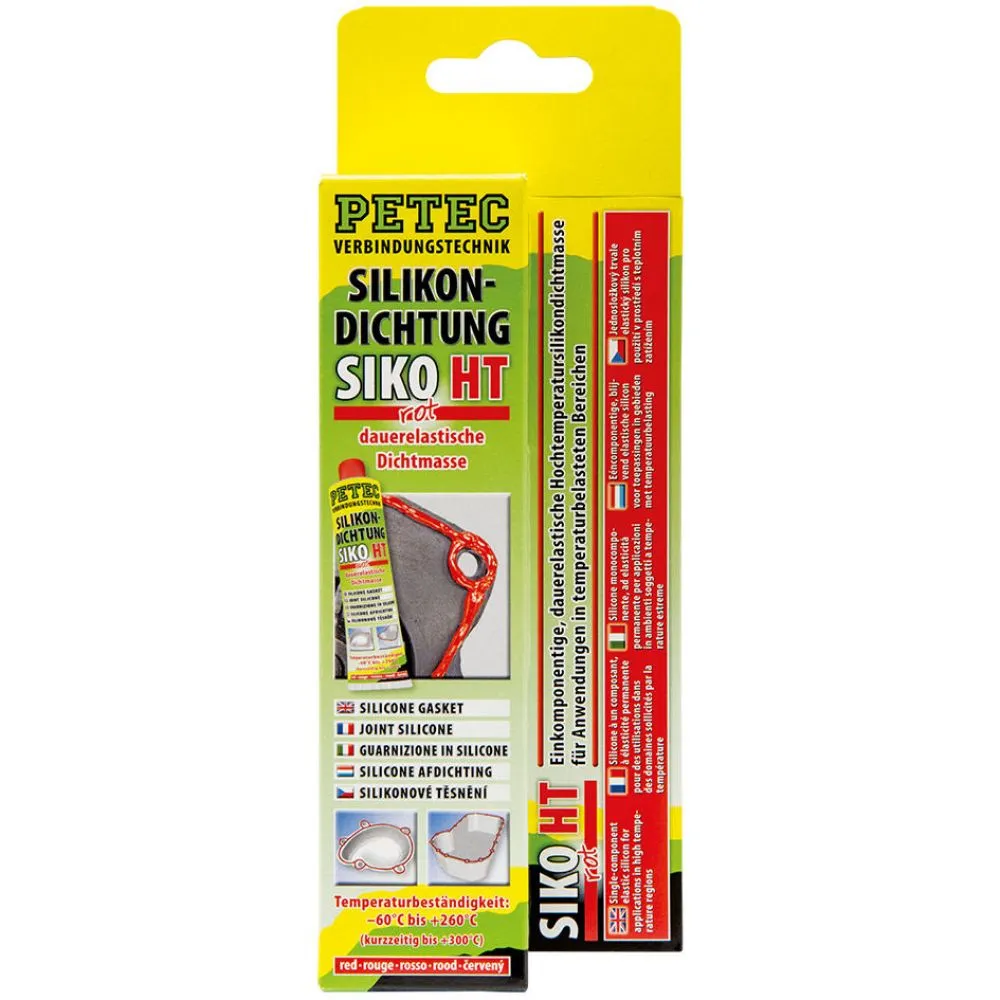 Hochtemperatur Silikon SIKO HT rot Tube 70ml SB Hochtemperatur Silikon SIKO HT rot Tube 70ml SB