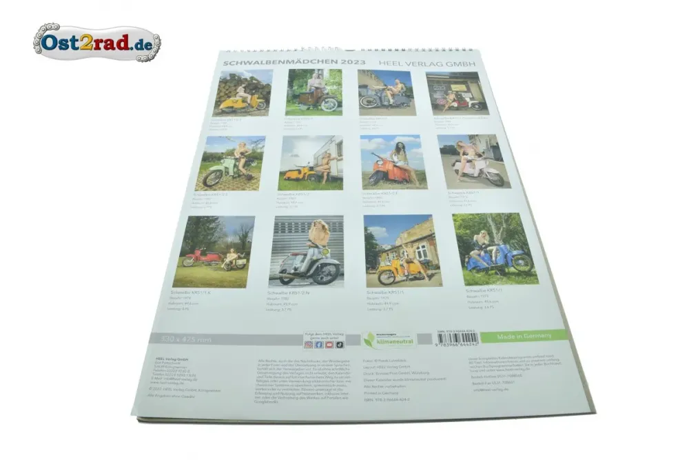 Kalender Schwalben Mädchen 2023 Kalender Schwalben Mädchen 2023