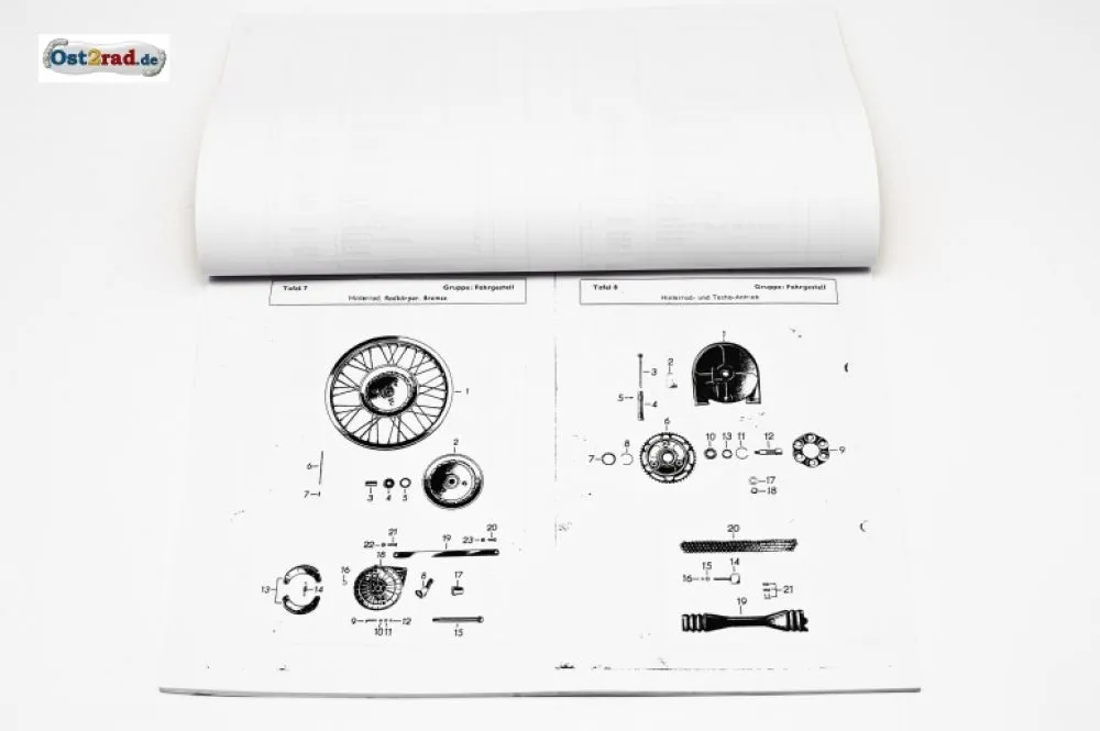 Ersatzteilkatalog passend für MZ ES ETS 125 150 Ersatzteilkatalog passend für MZ ES ETS 125 150
