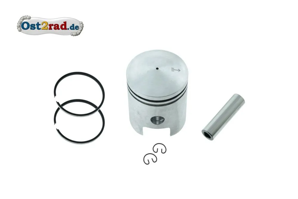 Kolben komplett IFA RT125 mit 12mm Kolbenbolzen - 52,97mm Kolben komplett IFA RT125 mit 12mm Kolbenbolzen - 52,97mm