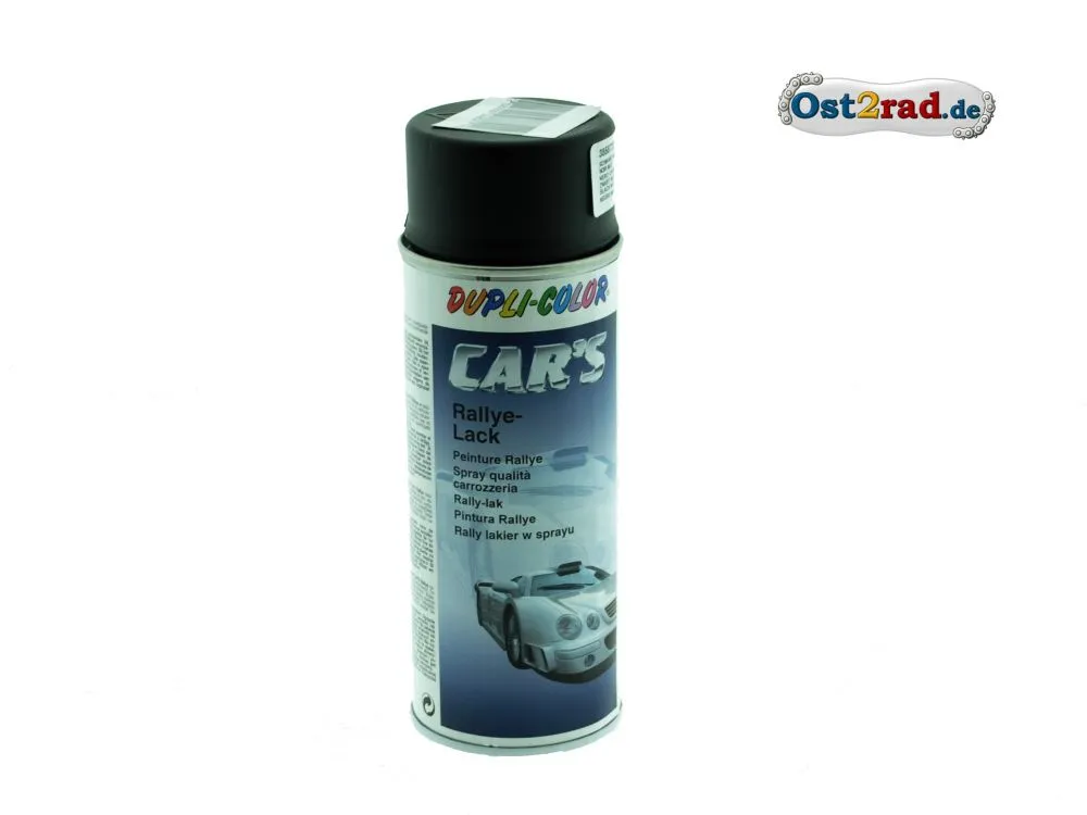 Rallye - Lack mattschwarz DUPLI Spraydose 400ml Rallye - Lack mattschwarz DUPLI Spraydose 400ml