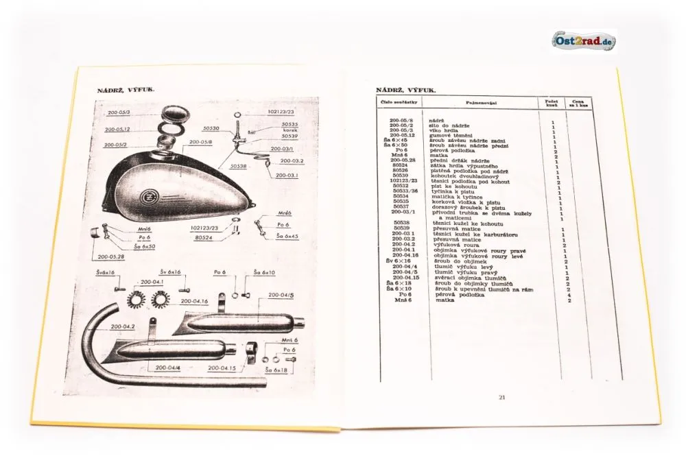 Ersatzteilkatalog CZ 125 B Ersatzteilkatalog CZ 125 B