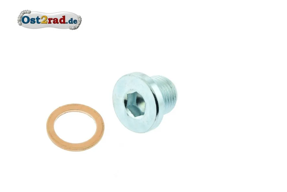 Ölablassschraube mit Dichtring für EMW R35 Ölablassschraube mit Dichtring für EMW R35