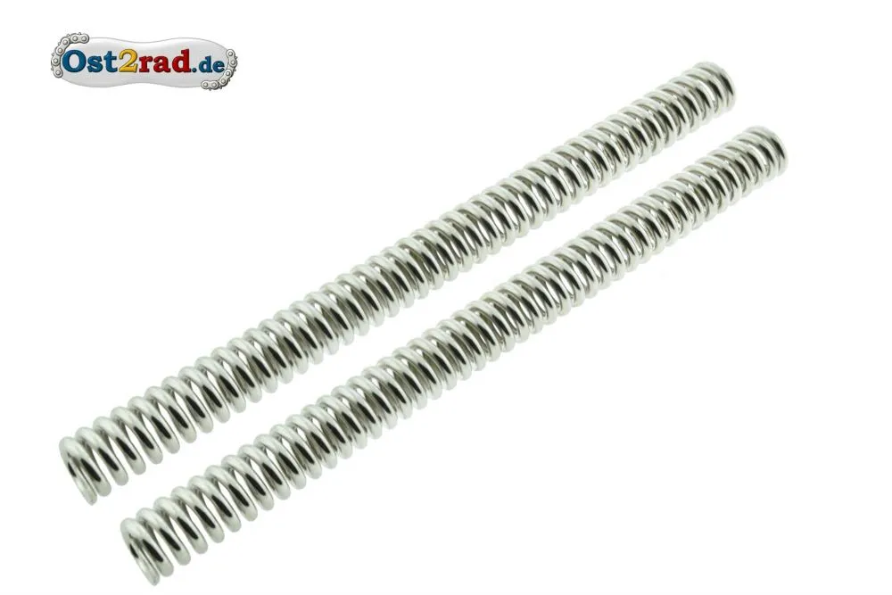 PAAR Druckfeder Telegabel Simson SR1 SR2 SR2E Spatz Glanznickel PAAR Druckfeder Telegabel Simson SR1 SR2 SR2E Spatz Glanznickel
