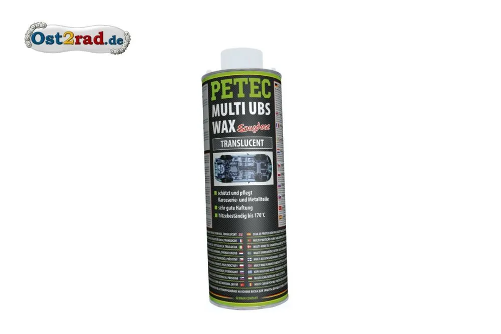 Petec Multi UBS Wax Saugdose translucent 1000ml Petec Multi UBS Wax Saugdose translucent 1000ml