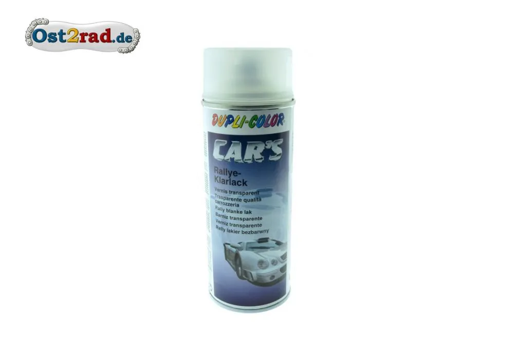 Rallye - Klarlack matt DUPLI Spraydose 400ml Rallye - Klarlack matt DUPLI Spraydose 400ml