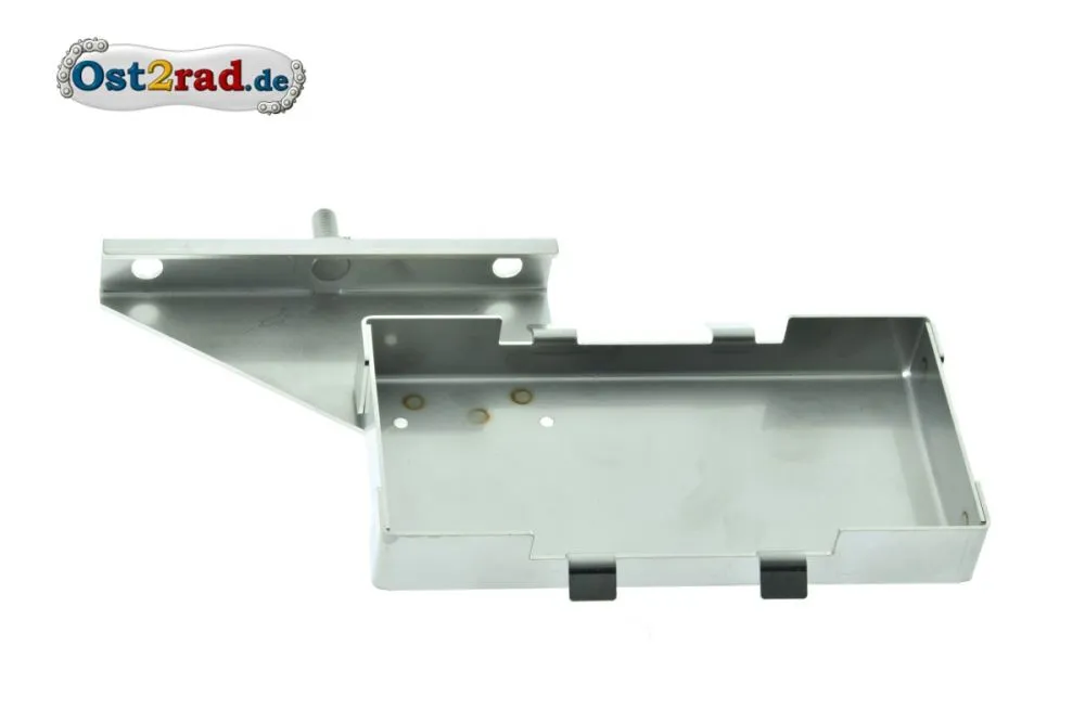 Reparaturblech Batteriebefestigung für MZ ES 250/2 ETS250, Edelstahl Reparaturblech Batteriebefestigung für MZ ES 250/2 ETS250, Edelstahl
