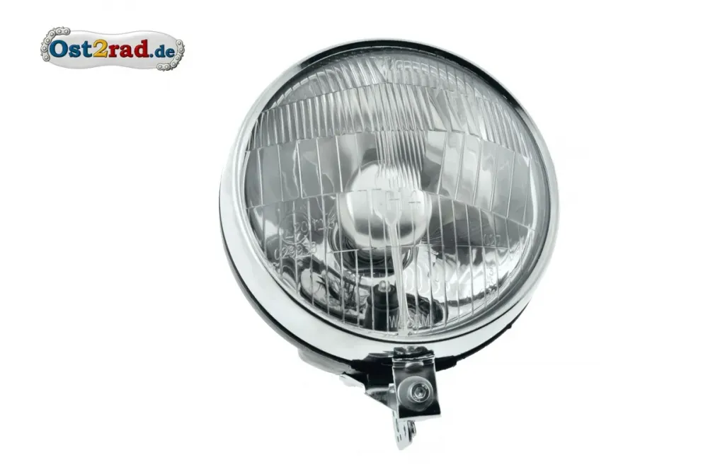 Scheinwerfer Halogen H4 komplett für Simson S51 S70 S50 mit Standlicht, E-Prüfzeichen Scheinwerfer Halogen H4 komplett für Simson S51 S70 S50 mit Standlicht, E-Prüfzeichen