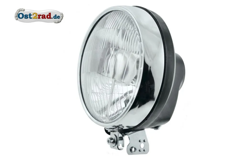 Scheinwerfer Halogen H4 komplett für Simson S51 S70 S50 mit Standlicht, E-Prüfzeichen Scheinwerfer Halogen H4 komplett für Simson S51 S70 S50 mit Standlicht, E-Prüfzeichen