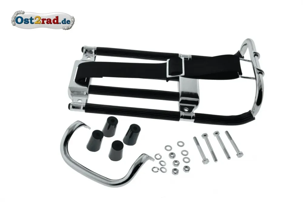 SET Gepäckträger mit Aufbockgriff + Kleinteile KR51 SCHWARZE DISTANZSTÜCKE SET Gepäckträger mit Aufbockgriff + Kleinteile KR51 SCHWARZE DISTANZSTÜCKE