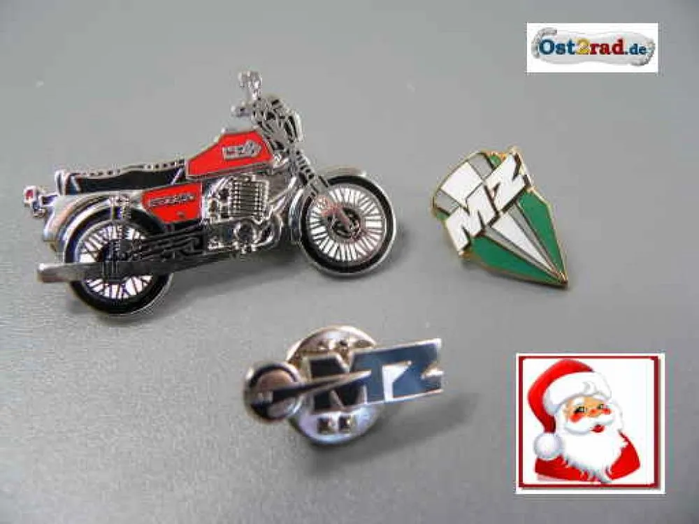 Set Pins passend für MZ ETZ 250 + 2x passend für MZ Logo Set Pins passend für MZ ETZ 250 + 2x passend für MZ Logo