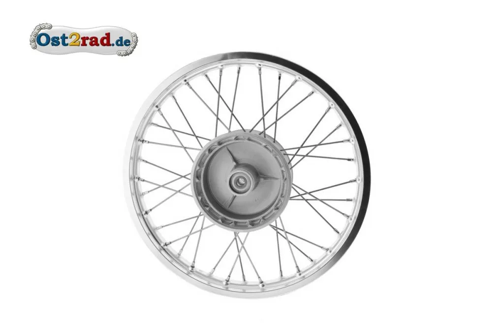 Speichenrad ES TS 125 150 vorn Alu - Edelstahl komplett Speichenrad ES TS 125 150 vorn Alu - Edelstahl komplett